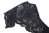 "Black Beauty"-handmade adjustable lace dog harness - small dog harness, small dog carrier by Lutii pet design