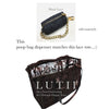 Dog poop bag dispenser ~ Guipure Black Lace - small dog harness, small dog carrier by Lutii pet design