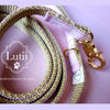 Baby Pink - Matching Lutii ribbon leash - small dog harness, small dog carrier by Lutii pet design
