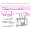 "Black Beauty"-Dog carrier, airy, non-overheating, lightweight lace tote. - small dog harness, small dog carrier by Lutii pet design